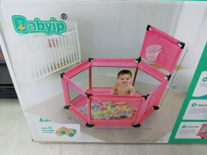 Ogradica za bebe sestougaona plus kos plus loptice