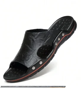 Men Fashion Casual Slippers, Outdoor Beach Slide Sandals
