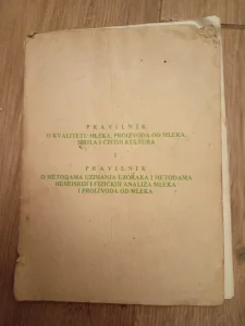 Pravilnik o kvalitetu mleka proizvoda mleka sirila i kultura