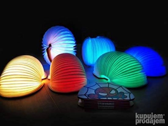 Lampa knjiga sa motivom psa kuce
