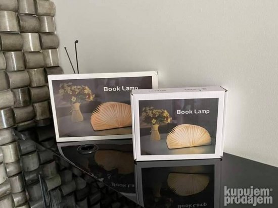 Lampa knjiga sa motivom psa kuce