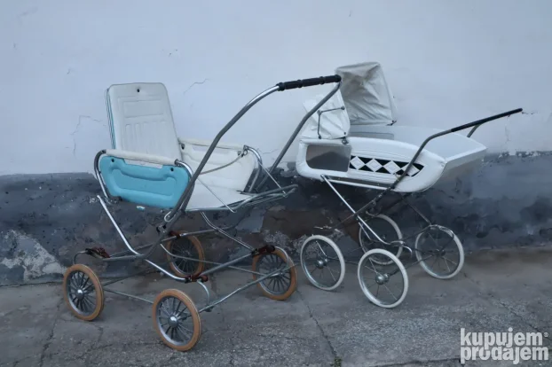 Vintage starinska decija kolica 1970e