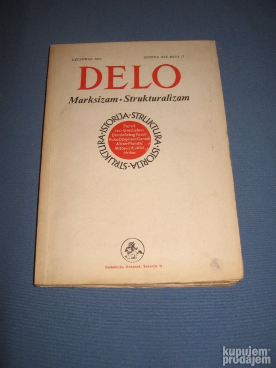Delo 12/1973 marksizam, strukturalizam