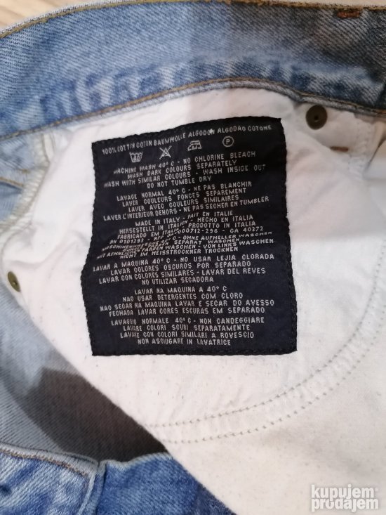 981 - GANT jeans farke 35/36 Original TOP Svetle ITALIJA