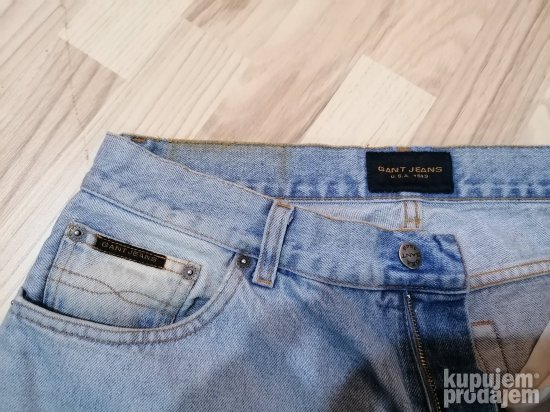 981 - GANT jeans farke 35/36 Original TOP Svetle ITALIJA