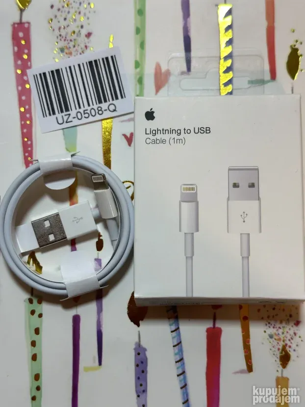 iPhone 8 kabal USB na lightning 1m