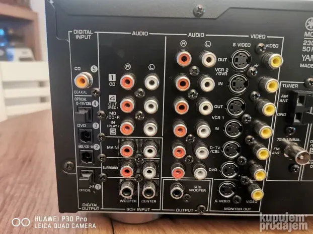 Yamaha rx v 630 rds