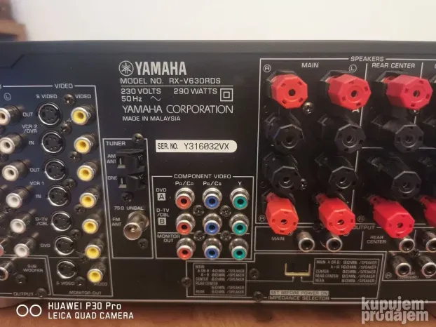 Yamaha rx v 630 rds