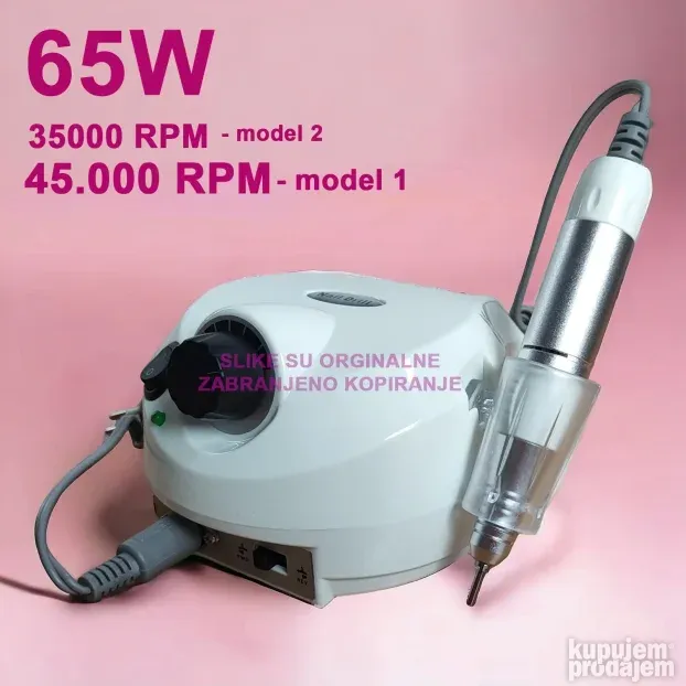 Električna turpija za nokte 65W 45000 obrtaja NOVO