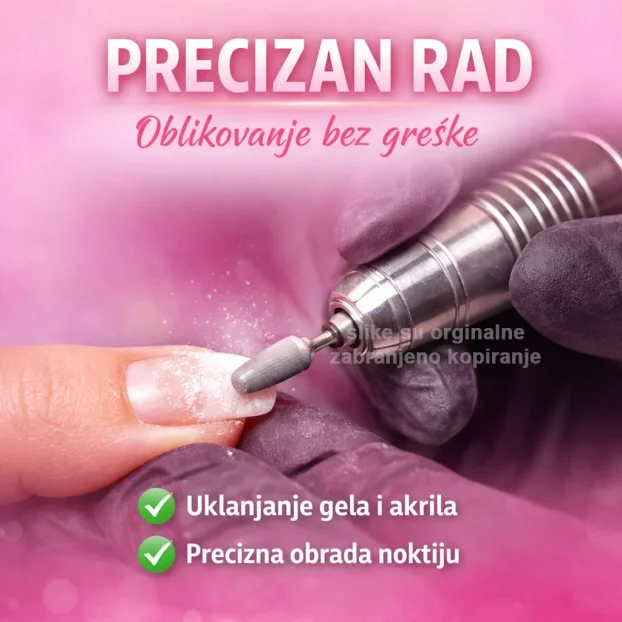 Električna turpija za nokte 65W 45000 obrtaja NOVO