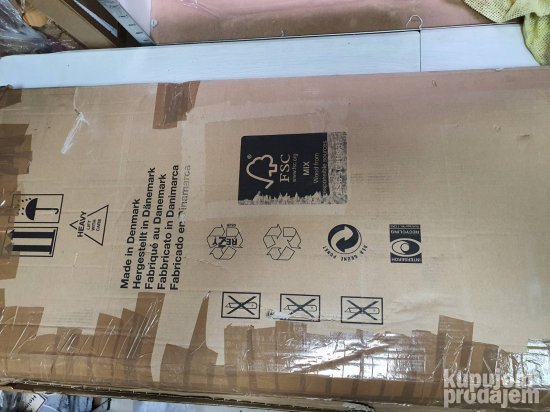 Radni Sto sa Fiokom 110x74x50cm Beli- MDF