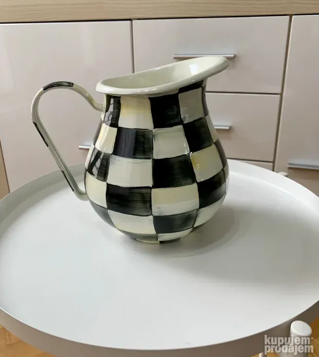 Mackenzie Childs - Cajni Set, Bokal, Posuda za Secer - NOVO!