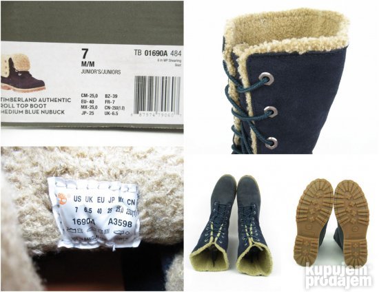 Timberland  KOŽA VODOOTPORNE čizme N415