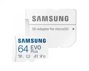 SAMSUNG EVO PLUS MicroSD Card 64GB class 10 + Adapter MB-MC6