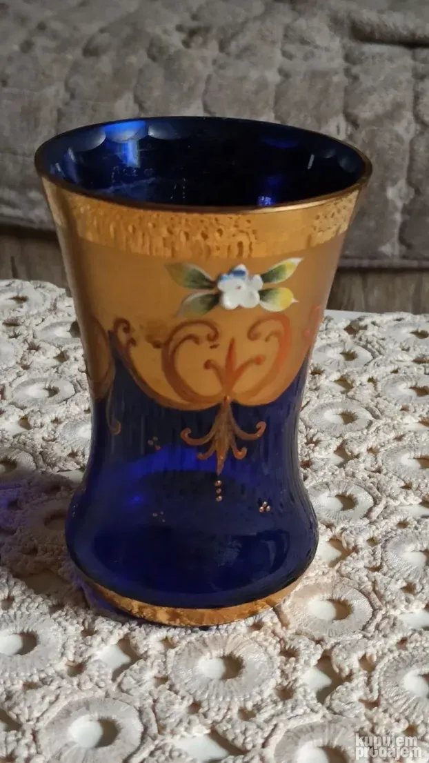 Bohemia kobalt vaza