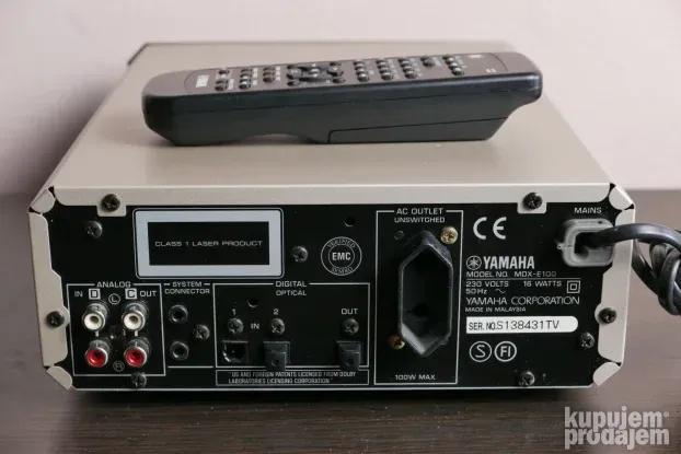 Yamaha MDX-E100, MiniDisc rekorder