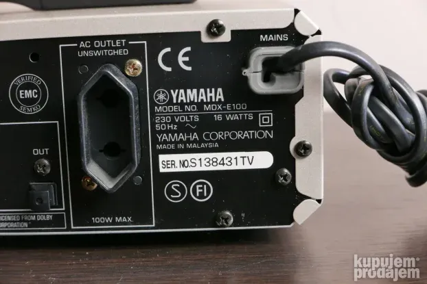 Yamaha MDX-E100, MiniDisc rekorder