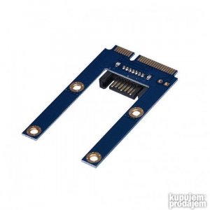 MSATA Mini PCI-E 30/50mm na SATA 7pin adapter full/half size