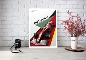 Niki Lauda - Retro Tabla - Novo - Razne dimenzije