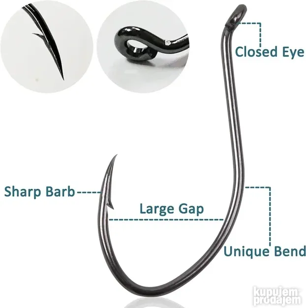 Somovske udice 10kom.