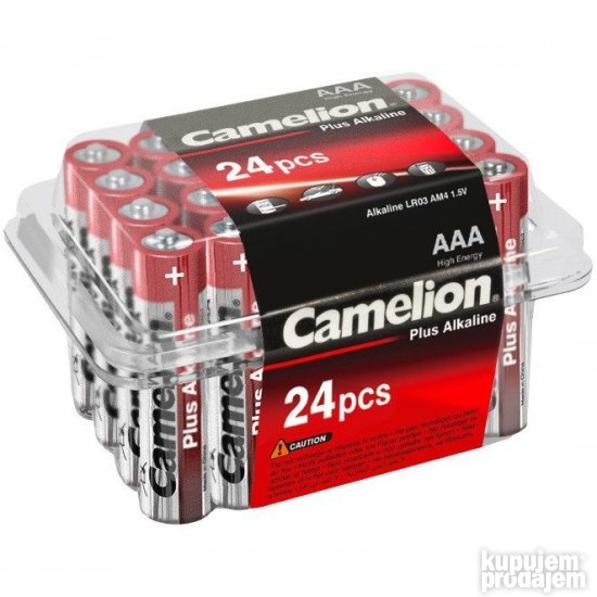 Alkalne baterije AAA 24kom. CAMELION