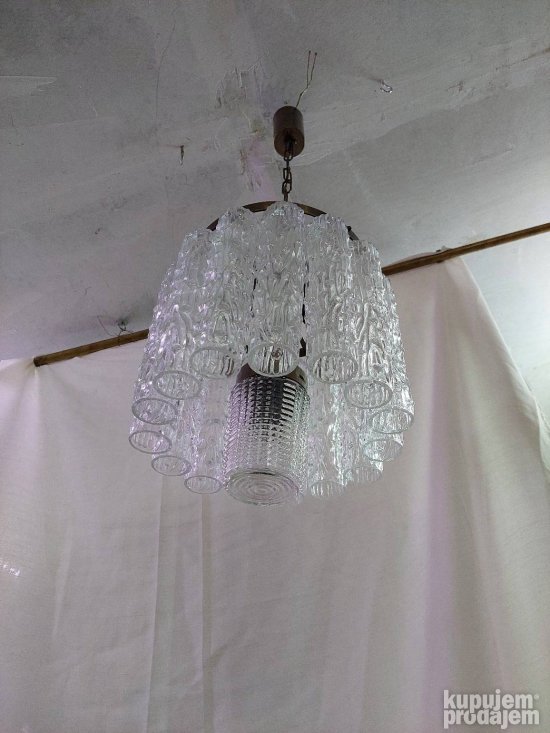 Mid-Century Murano Chandelier by Toni Zuccheri for Venini