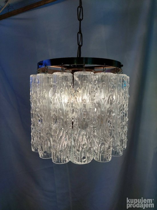 Mid-Century Murano Chandelier by Toni Zuccheri for Venini