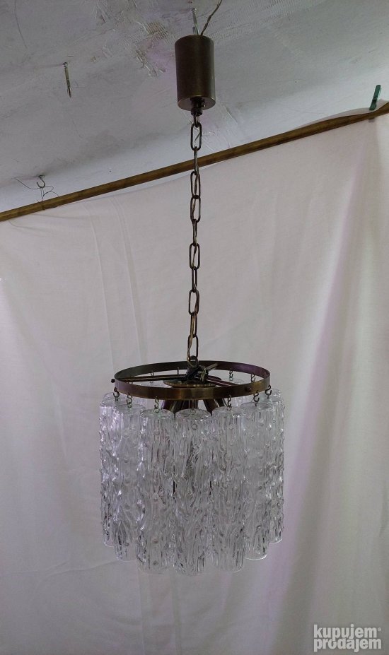 Mid-Century Murano Chandelier by Toni Zuccheri for Venini