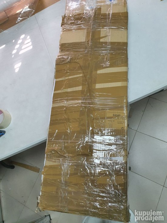 Ormaric sa 6 Polica Beli 61.5x29.5x91.5cm- Alsapan