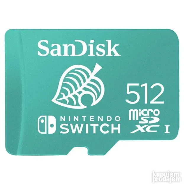 Sandisk Microsdxc Uhs-I Card For Nintendo Switch Green 512G