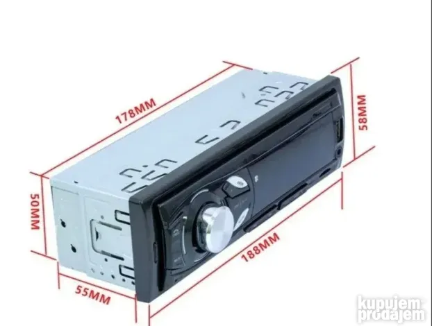 Auto radio USB AUX Pervoi TP-3011 QW