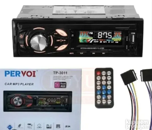 Auto radio USB AUX Pervoi TP-3011 QW