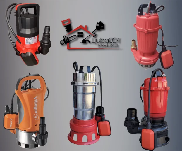 potapajuće muljne pumpe NOVE a povoljne