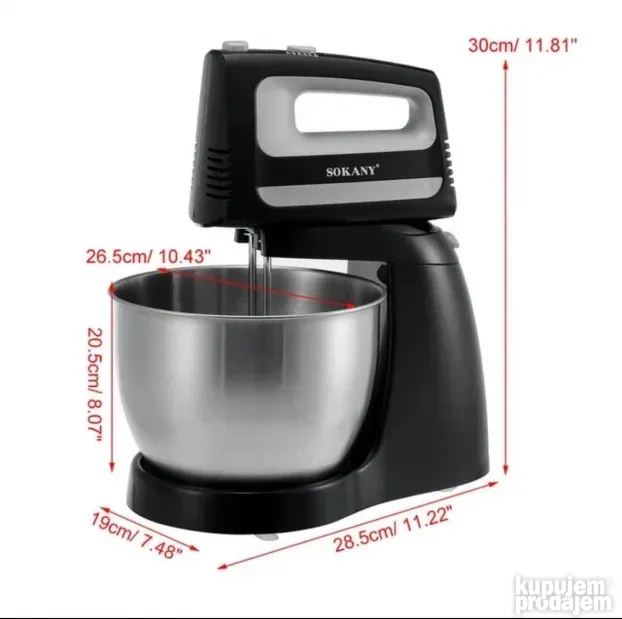 Mikser sa posudom Samostojeci mikser sa činijom