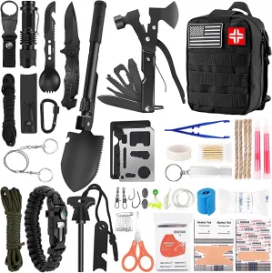 Set za prezivljavanje i boravak u prirodi Survival Kit 142pc