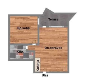 Odličan, 39 m2 - Telep!