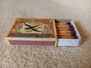 Stara kutija sibice Švetska