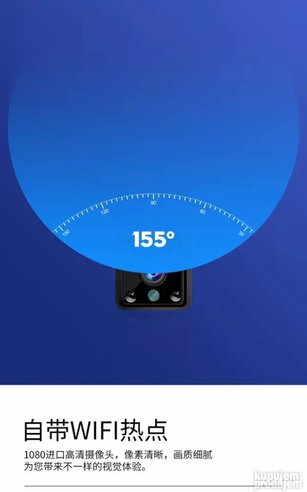 Prenosiva mini wi-fi kamera X6