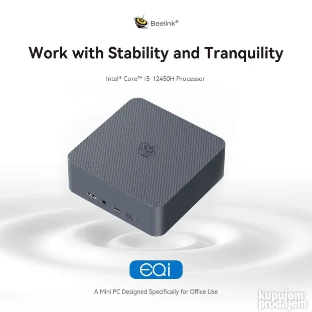 Beelink EQ Intel i5-12450H 8C/12T, 24GB DDR5, 500GB, Win11PR