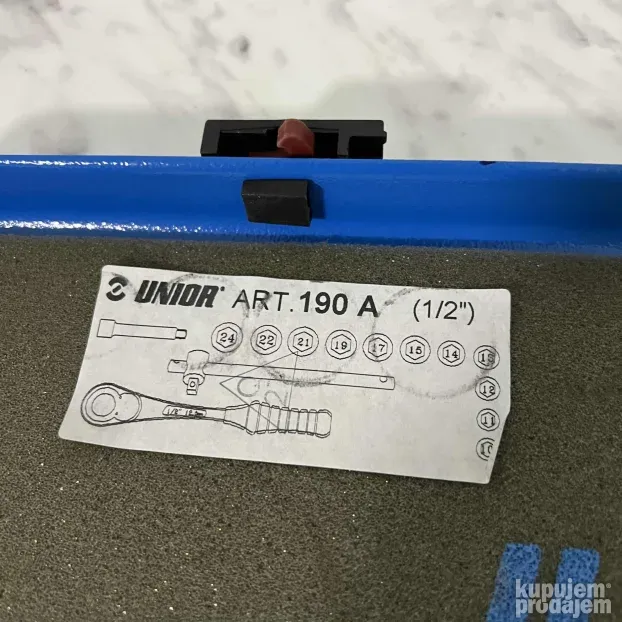 Unior 190A set gedora sa cegrtaljkom-1/2cola