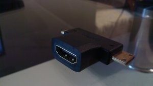 Mini i Micro HDMI TV video adapter fotoaparat kamera out