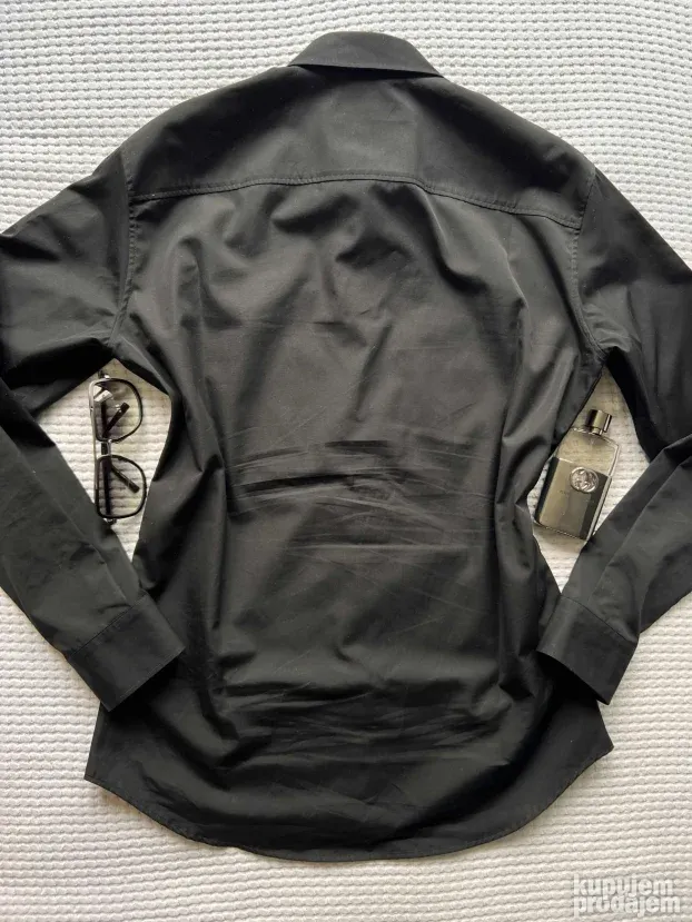 DSQUARED2 ORIGINAL muska crna kosulja 50 ili M - L KAO NOVA