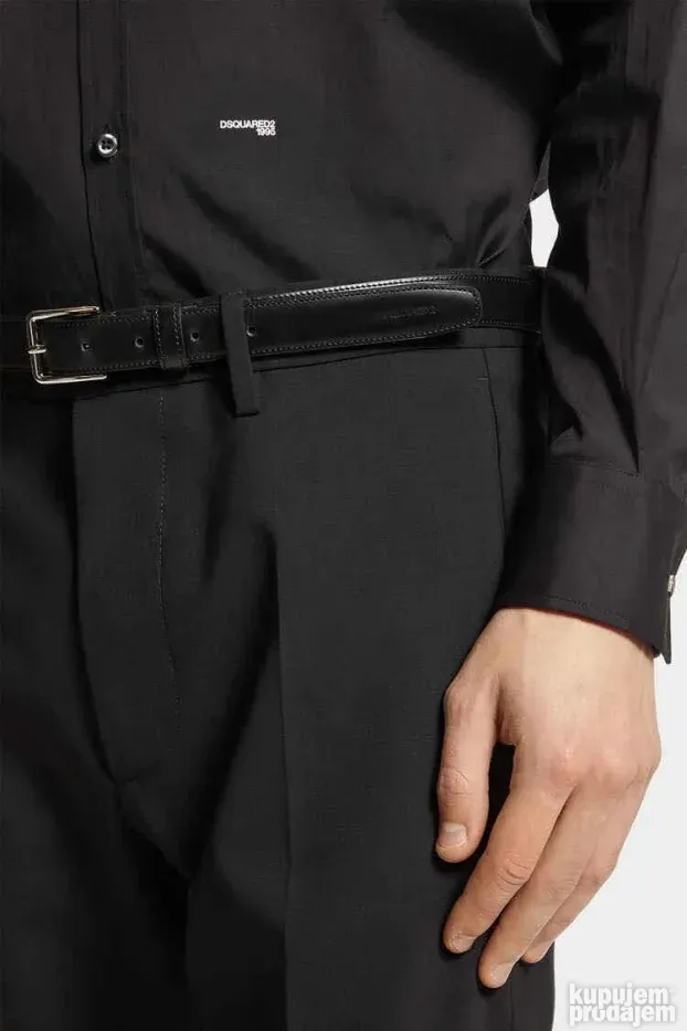 DSQUARED2 ORIGINAL muska crna kosulja 50 ili M - L KAO NOVA