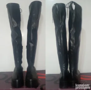 Buono duboke čizme prirodna koža