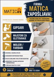 gipseri moleri i majstori za gletovanje