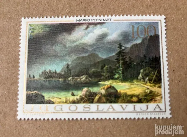 LOKALNA UMETNOST- slike iz XIX veka, 5 mint markica, 1968