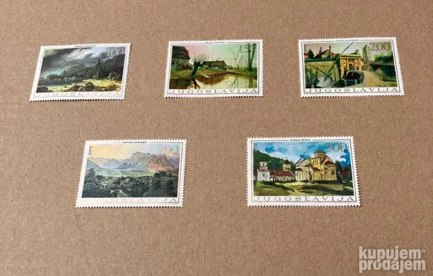 LOKALNA UMETNOST- slike iz XIX veka, 5 mint markica, 1968