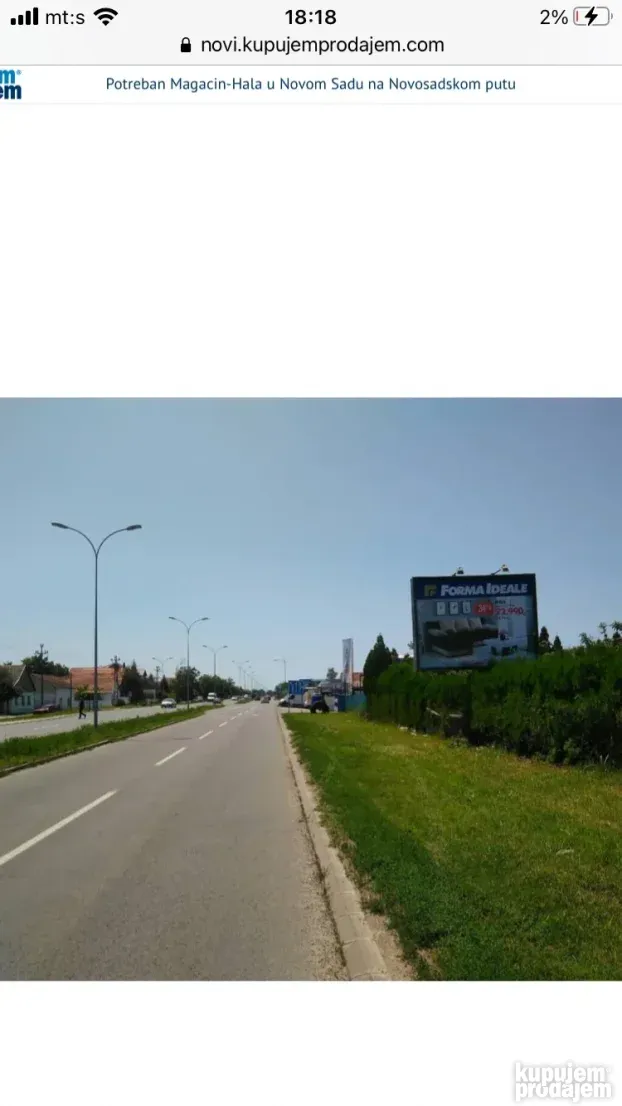 Kupujem u Novom Sadu na Temerinskom putu i Novosadskom putu