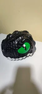 Kaciga biciklistička za decu zmaj (black dragon)