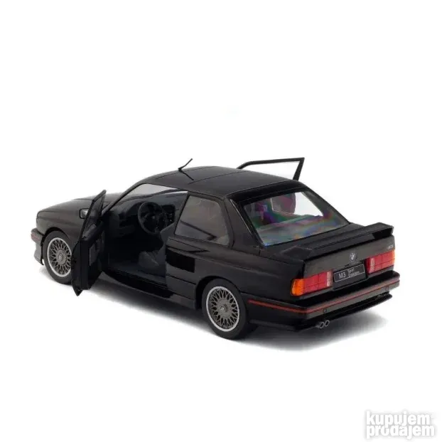 Solido BMW E30 SPORT EVO - Black - 1990, 1:18